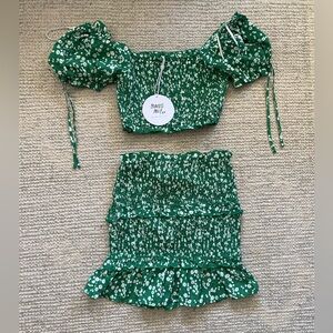 NWT Green Princess Polly Set